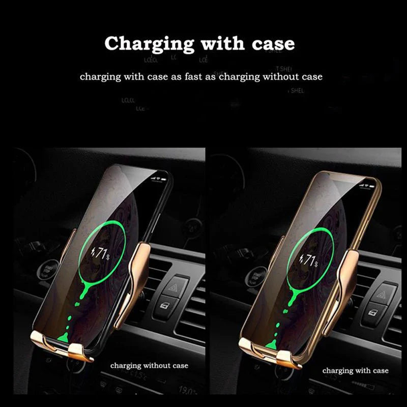 Load image into Gallery viewer, Auto Clamping Wireless Car Charger
